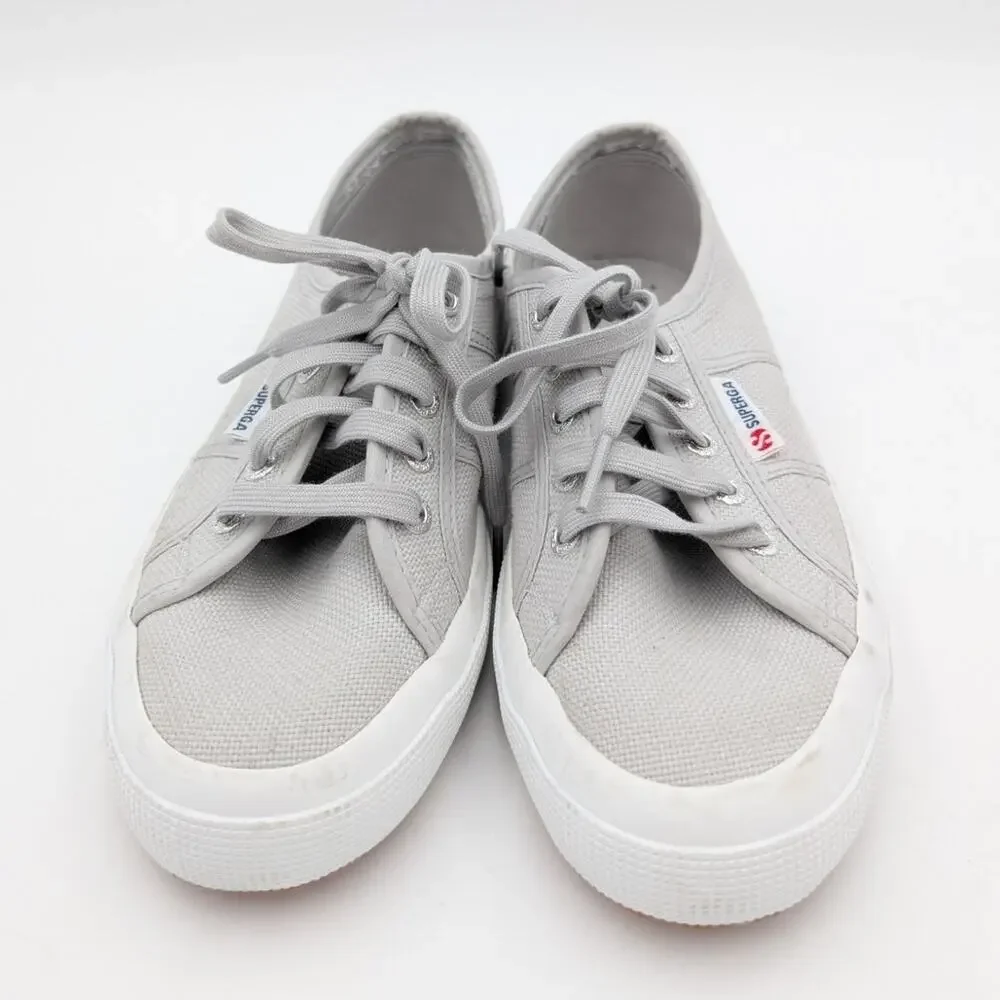 Superga Light Gray Canvas Sneakers - Picture 2 of 7
